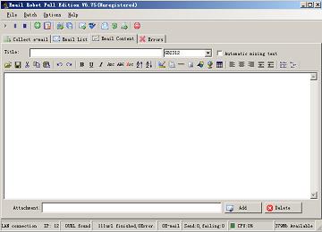 Screenshot for Email Spider And Bulk Email Sender 10.49